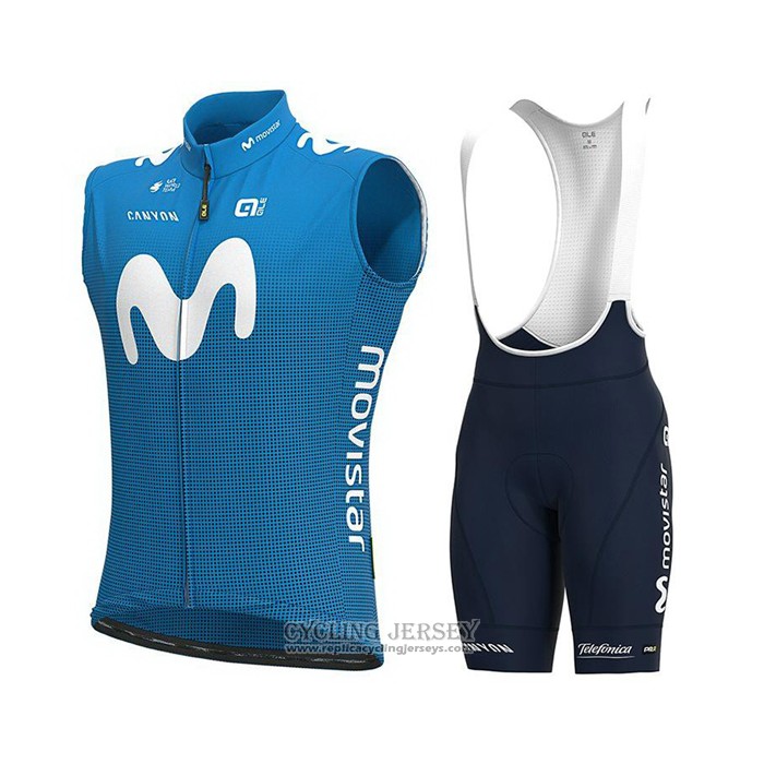 2021 Wind Vest Movistar Blue